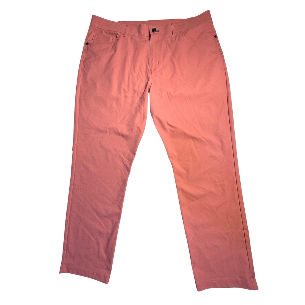 Public Rec Workday Pants Mens 38x30 Terracotta Clay Five Pocket Stretch-2125